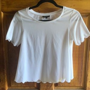 White flowy T-shirt